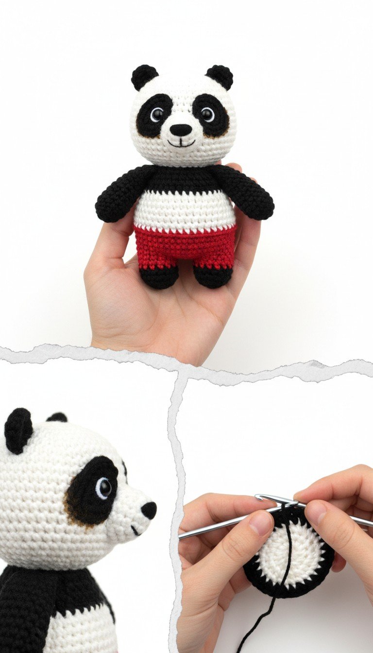 Craft Your Own Cuddly Companion: Free Crochet Panda Amigurumi Pattern