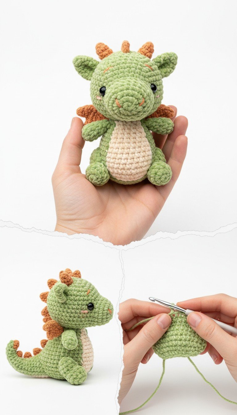 Roar-some & Adorable: Free Amigurumi Dragon Crochet Pattern