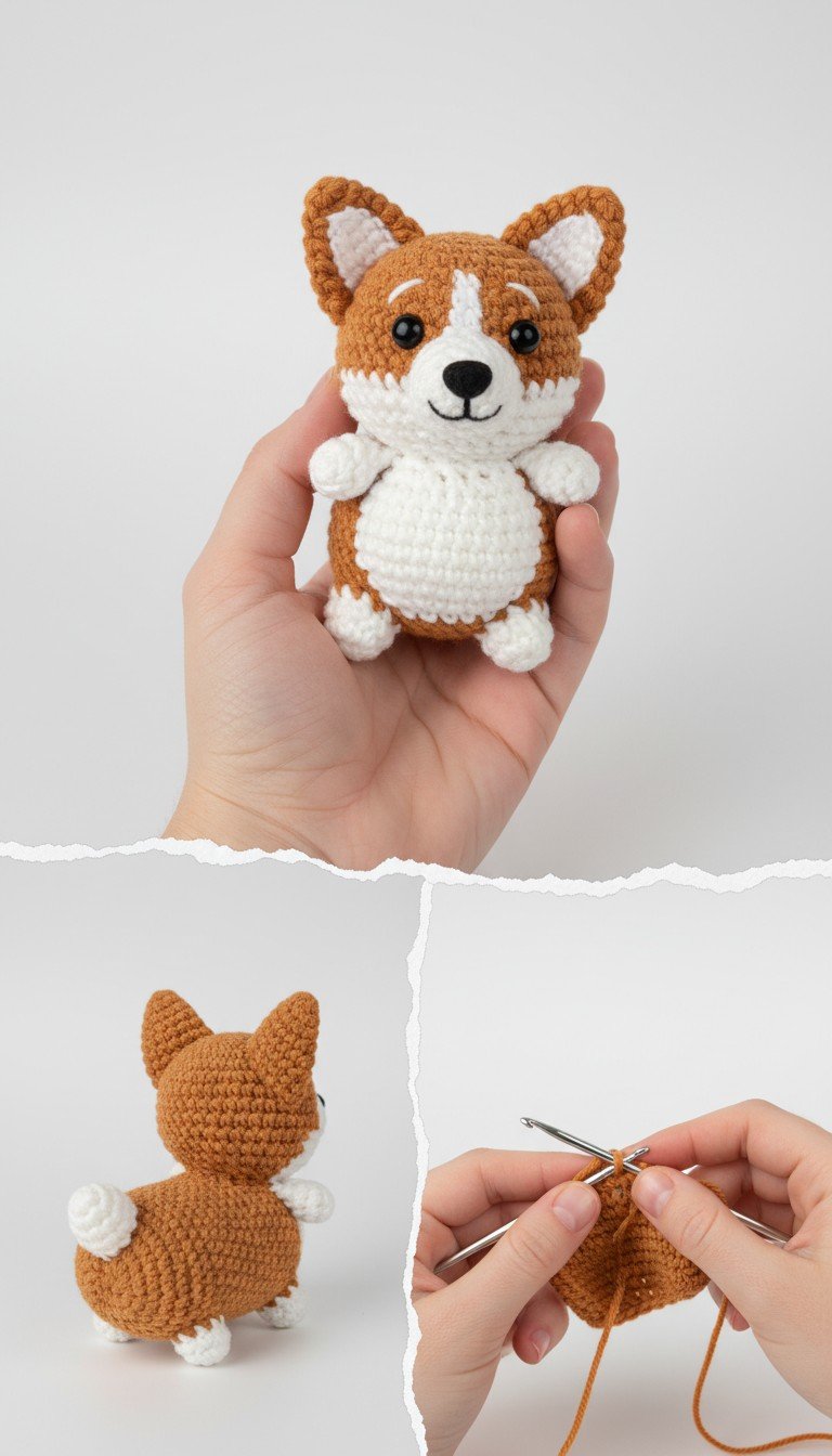 Winston the Corgi: An Adorable Amigurumi Crochet Pattern