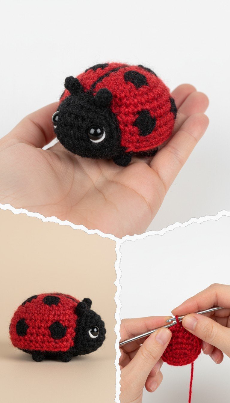 Crochet a Cute Ladybug Amigurumi: Free Pattern for Beginners!