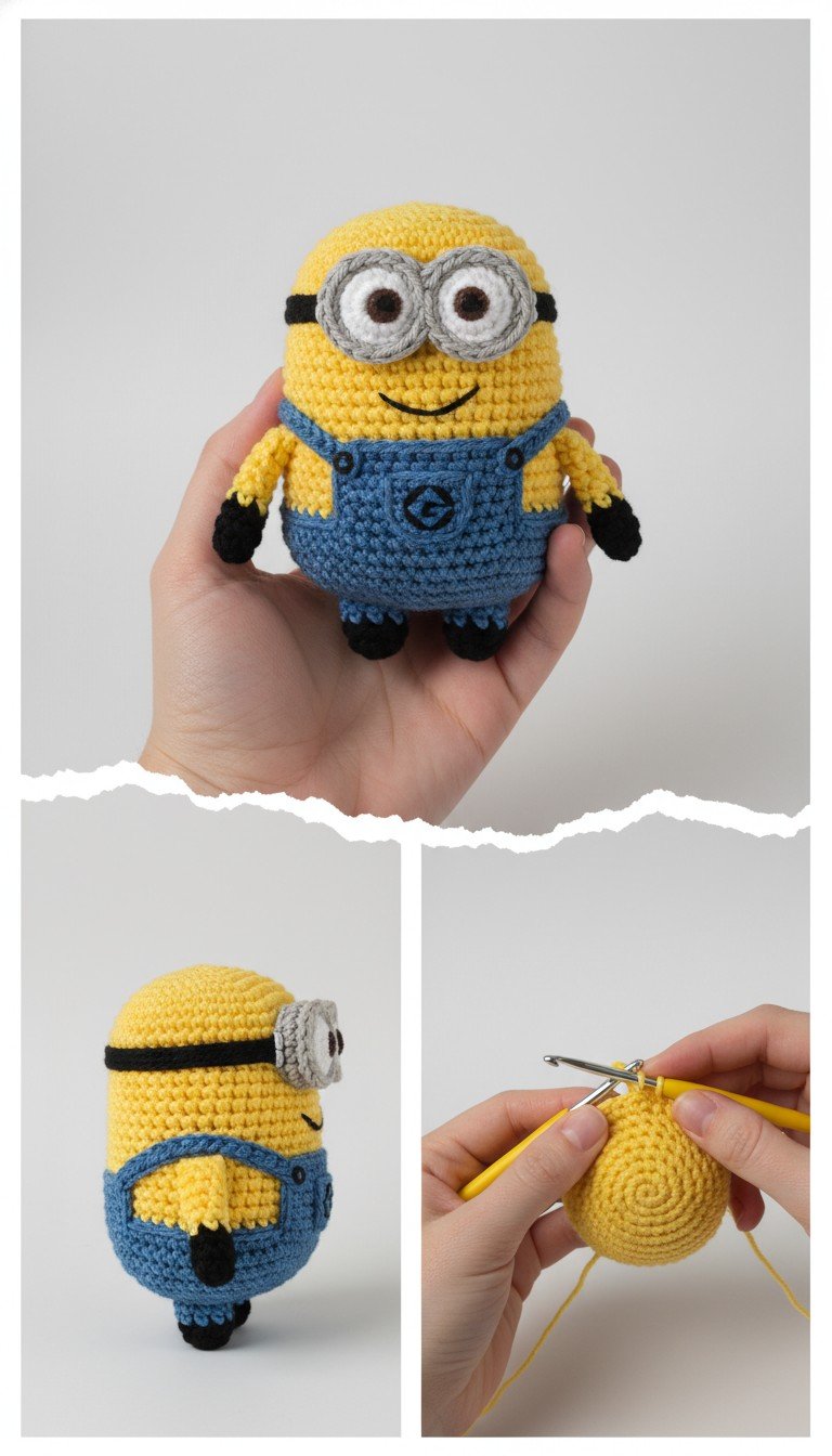 Free Crochet Minion Amigurumi Pattern: Craft Your Own Adorable Despicable Me Pal!