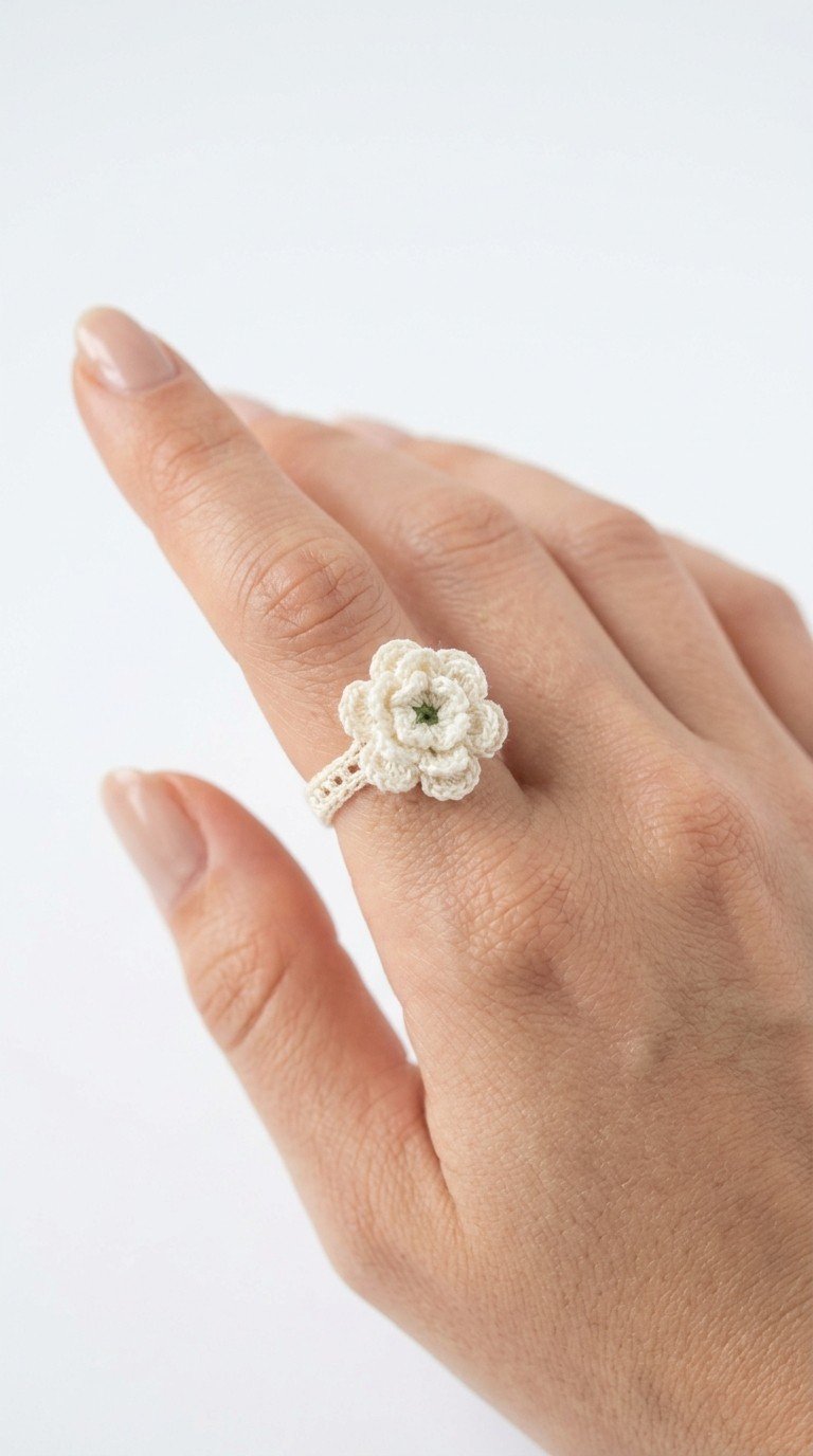 Crochet Flower Ring Pattern: Craft Your Own Delicate Floral Jewelry