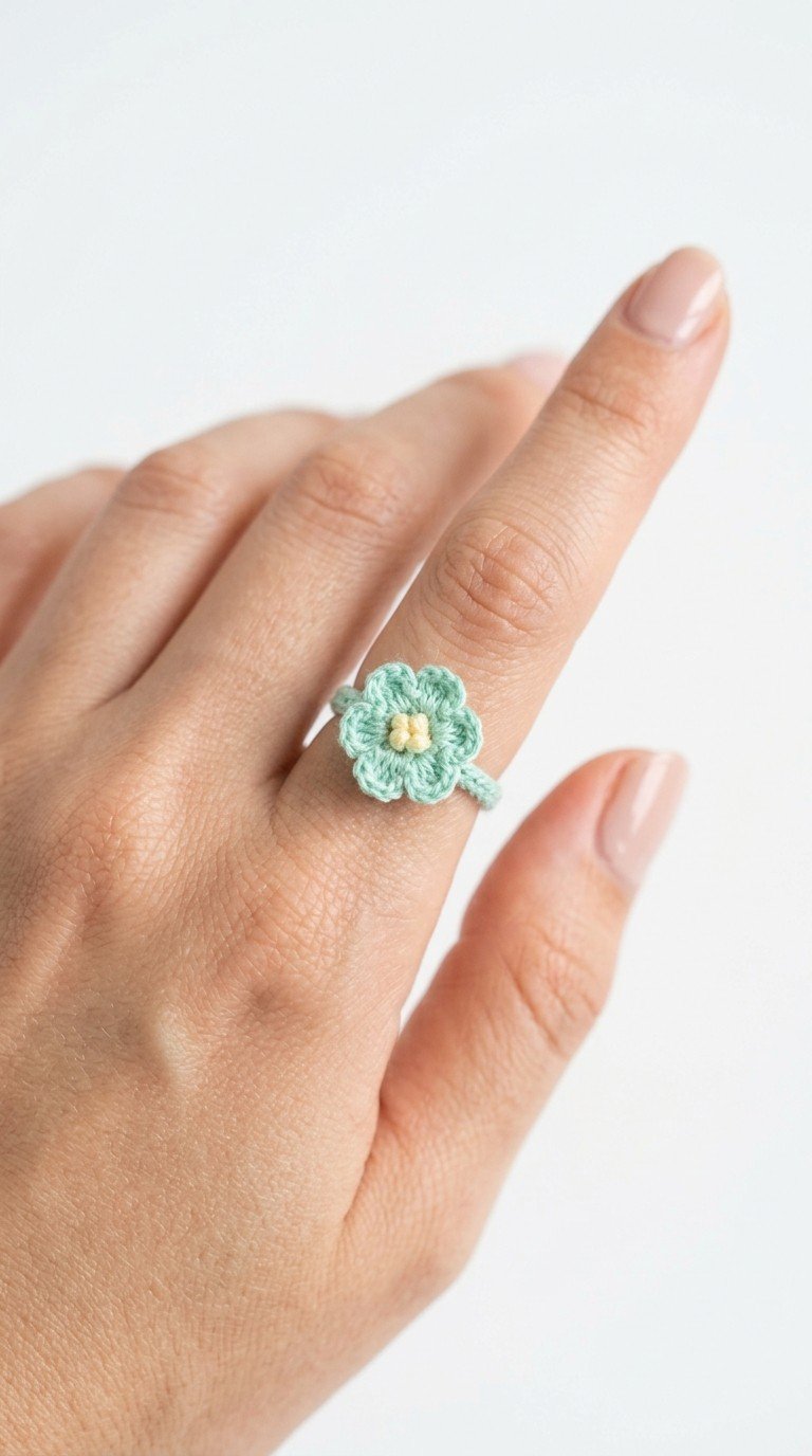 Crochet Flower Ring Pattern: Adorable DIY Blossom Jewelry!