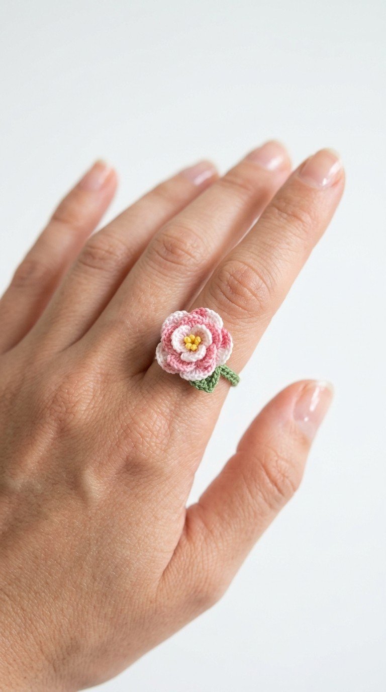 Crochet Flower Ring Pattern: Bloom with Your Own Adorable Floral Jewelry