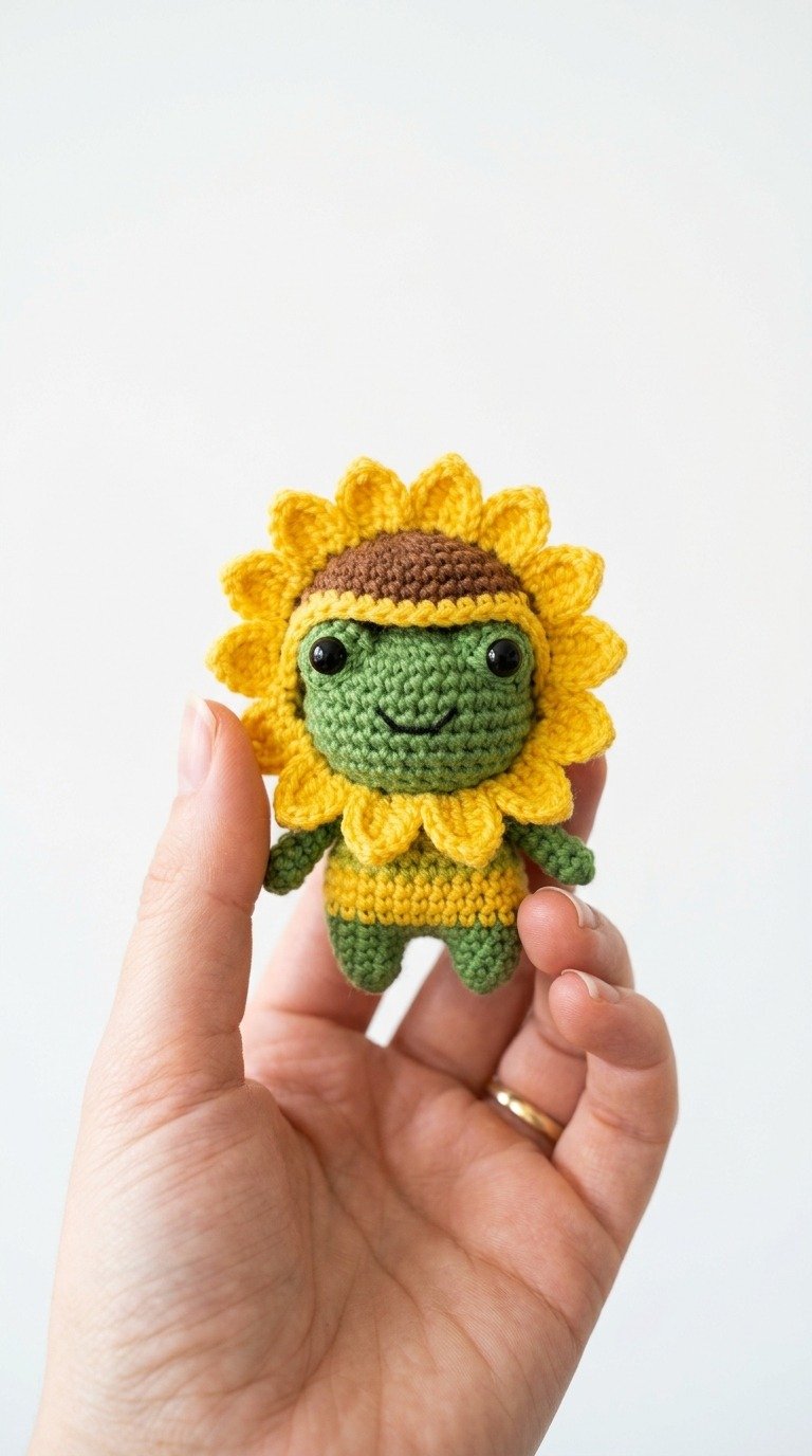 Crochet Sunflower Sprite Amigurumi Pattern