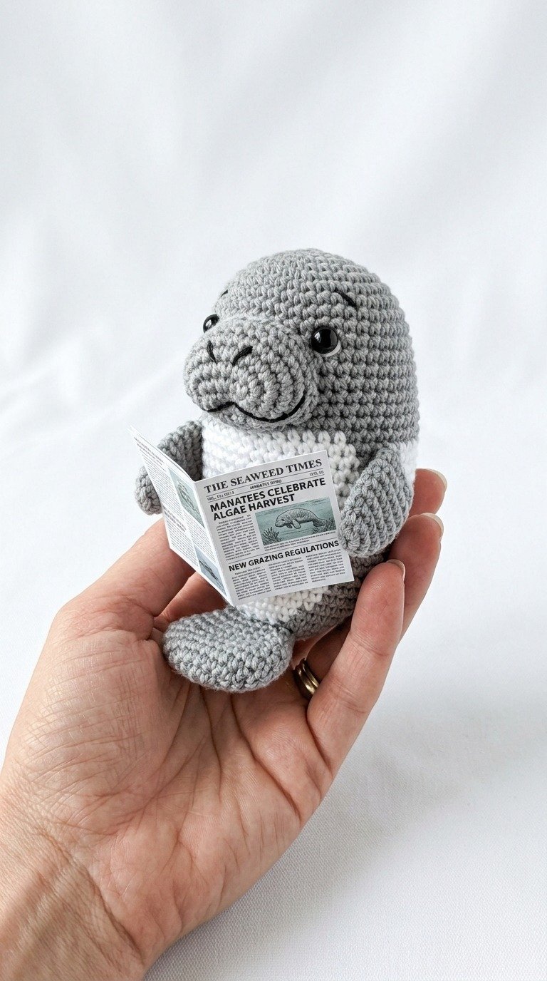 Charming Crochet Manatee Pattern: The Cutest Seaweed Times Reader